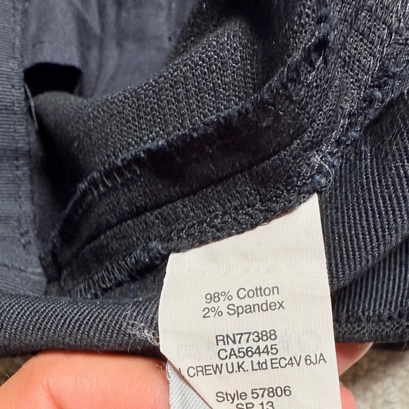 J.Crew Navy Cotton Blend Tailored Shorts Size 2 - Picture 3 of 4